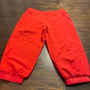 Golf Knickers Bright Red women’s golf Pants size 0